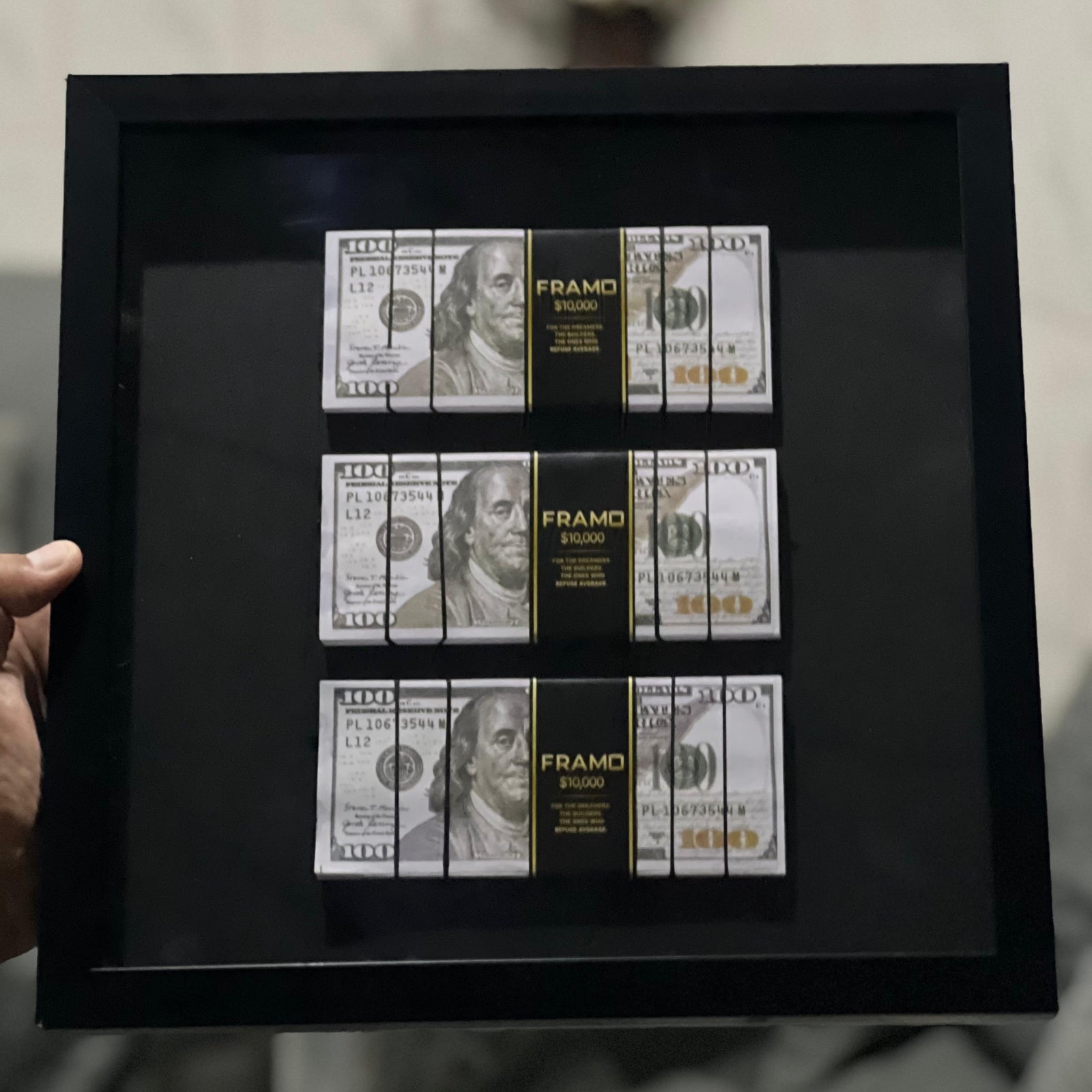 Triple Stacked Wealth in Layers Frame